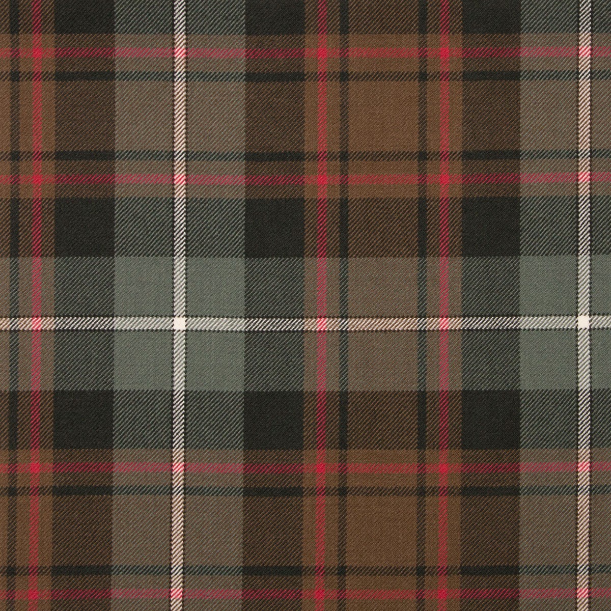 MacRae Hunting Weathered Braeriach Tartan Fabric