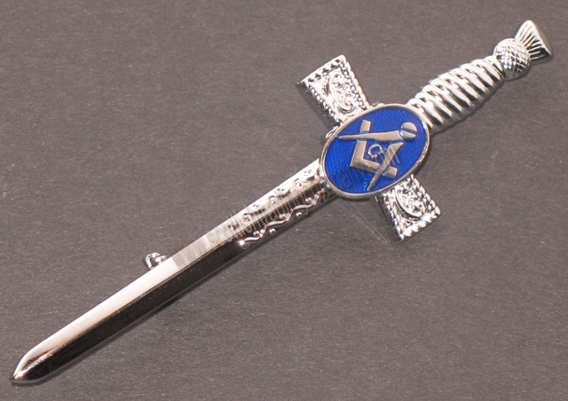 Masonic Sword Kilt Pin