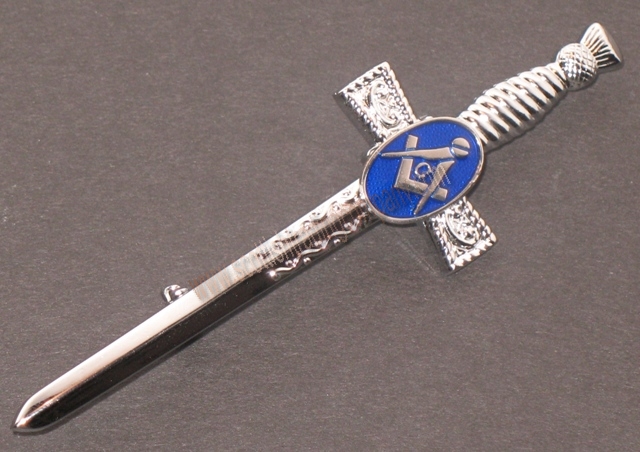 Masonic Sword Kilt Pin - Click Image to Close