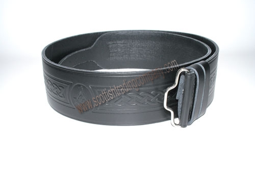 Masonic and Celtic Knot Kilt Belt