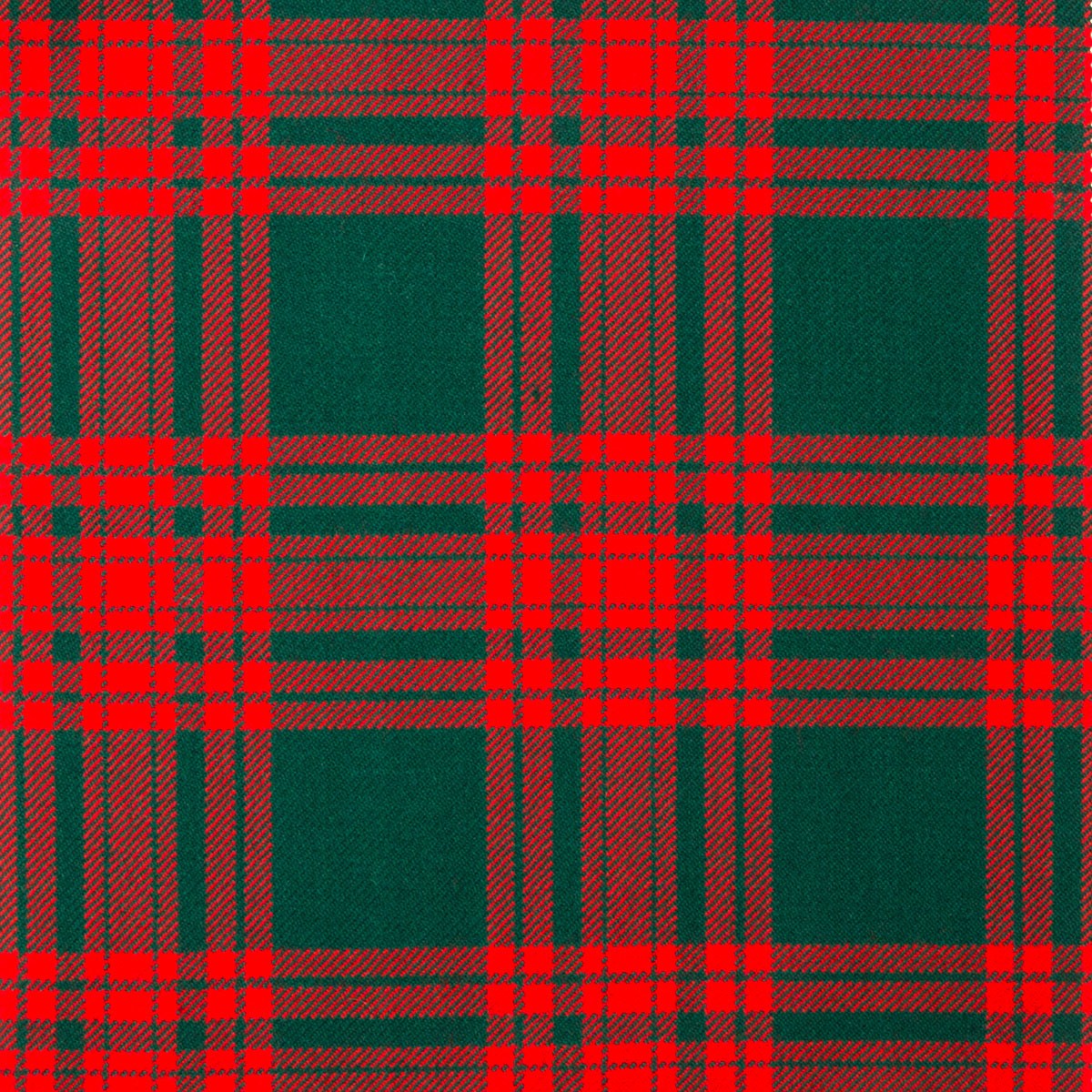Menzies Green Modern Heavy Weight Tartan Fabric