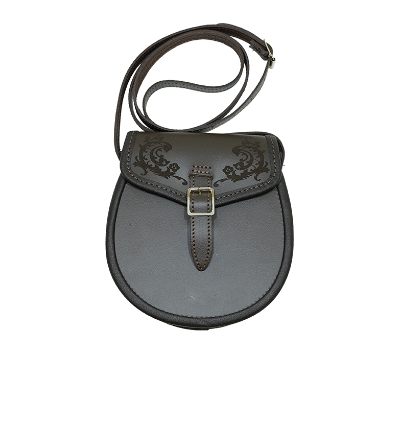 Scottish Ladies Leather Sporran Purse - Click Image to Close