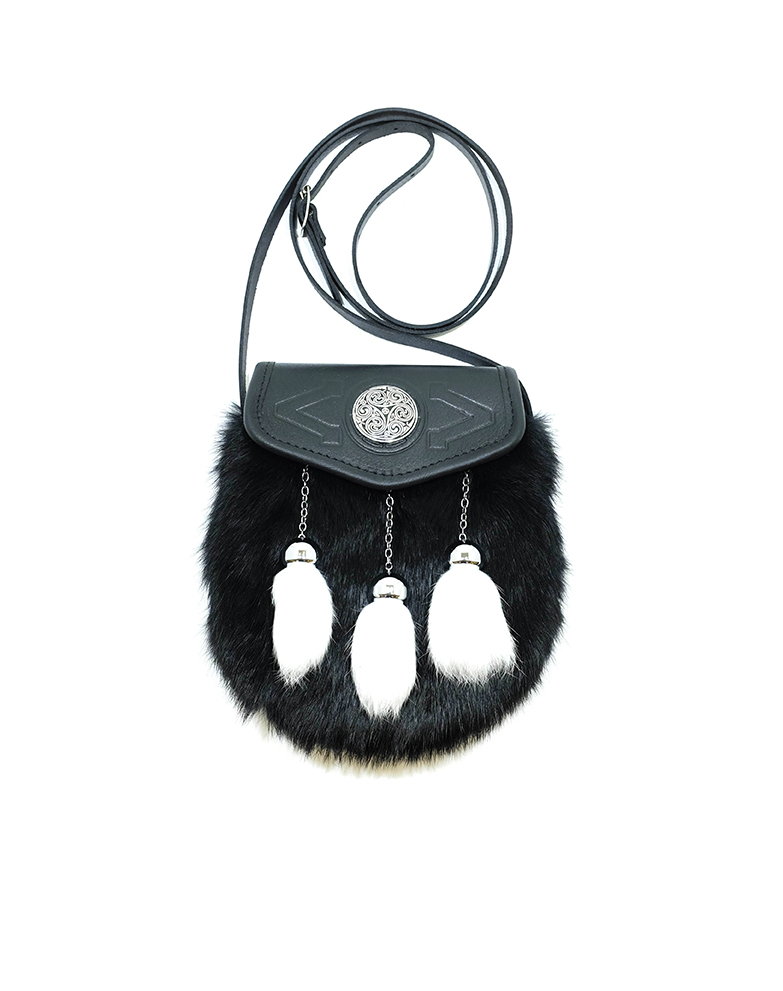 Scottish Ladies Fur Sporran Purse