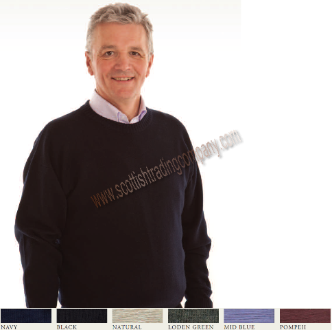 Men's Crew Neck Merino Wool Sweater