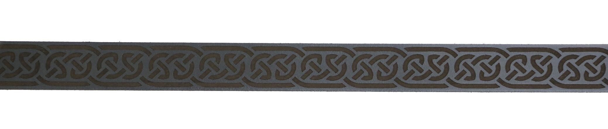 Celtic Knot Leather Sporran Strap - Click Image to Close