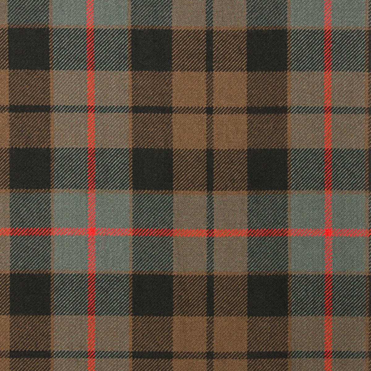 Morrison Green Weathered Heavy Weight Tartan Fabric - Click Image to Close