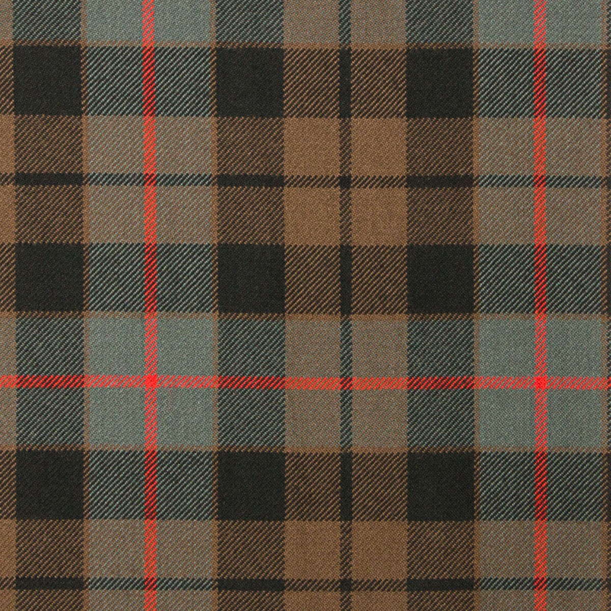 Morrison Green Weathered Heavy Weight Tartan Fabric