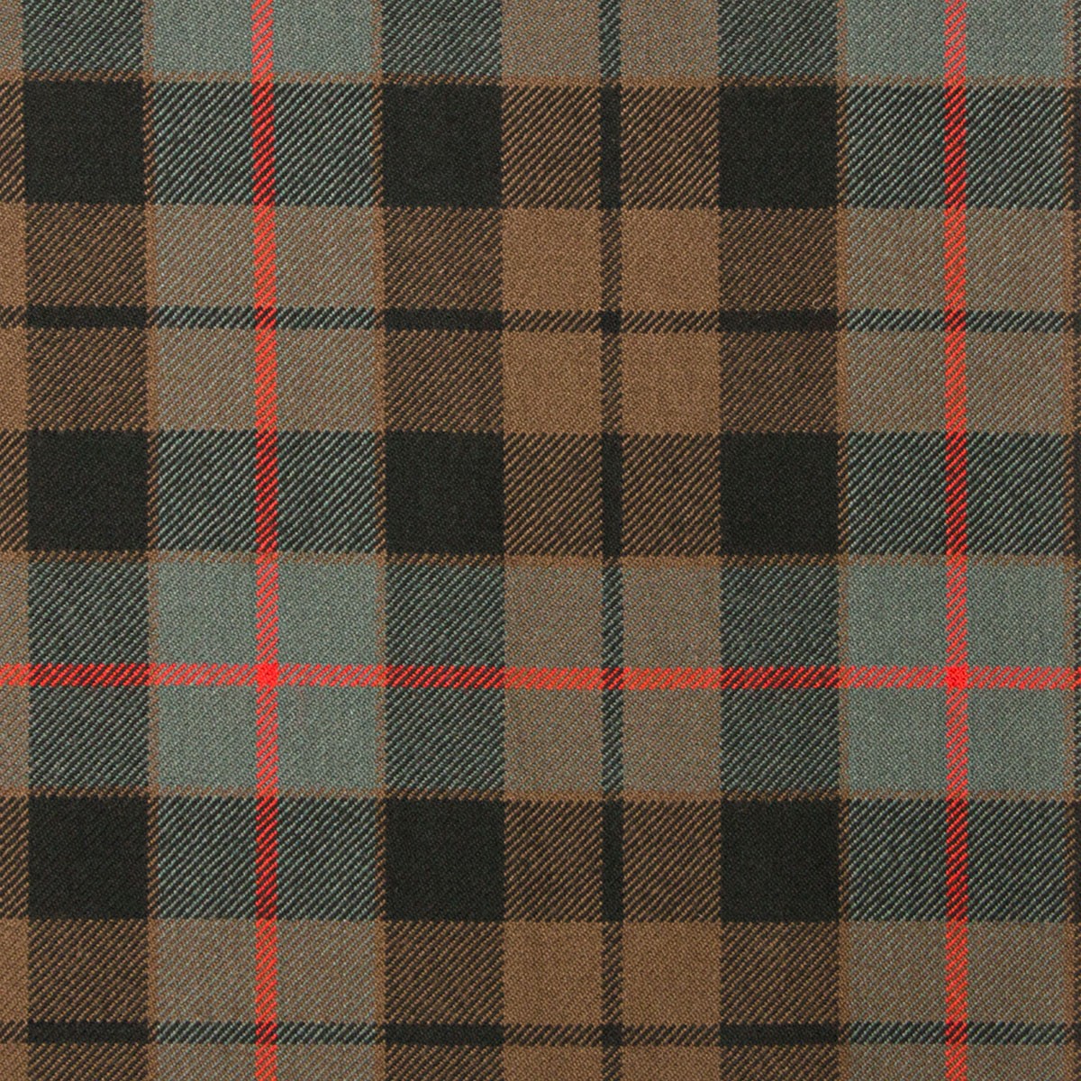 Morrison Green Weathered Heavy Weight Tartan Fabric