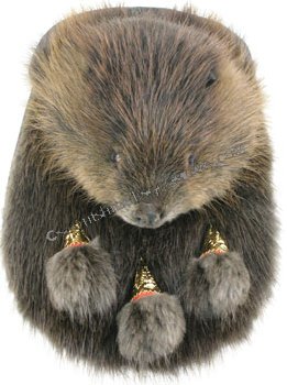 Beaver Head On Sporran - Click Image to Close