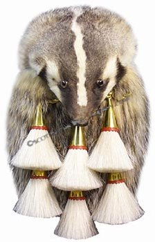 Badger Sporran with Brass Hardware