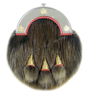 Beaver Sporran Canadian Cantle