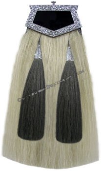 Prince Charlie Horsehair Sporran - Click Image to Close