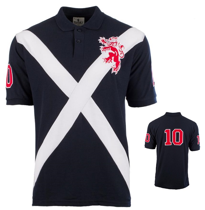 Scottish Lion and Saltire Polo Shirt