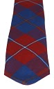 Galloway Red Modern Tartan Tie - Click Image to Close