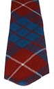 Hamilton Clan Red Modern Tartan Tie - Click Image to Close