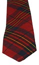 Leslie Clan Modern Red Tartan Tie