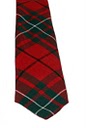 MacAuley Clan Modern Red Tartan Tie - Click Image to Close