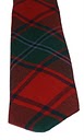 MacPhail Clan Red Modern Tartan Tie - Click Image to Close