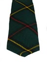 Marr Clan Modern Green Tartan Tie - Click Image to Close