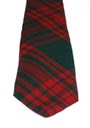 Menzies Clan Modern Green Tartan Tie - Click Image to Close