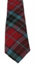 Thompson Clan Modern Red Tartan Tie