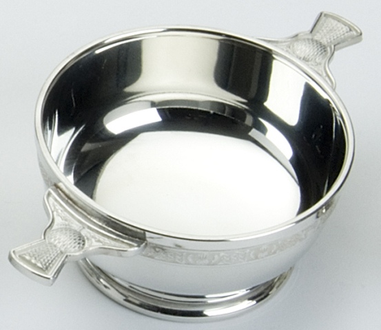 Thistle Handle Quaich - Click Image to Close