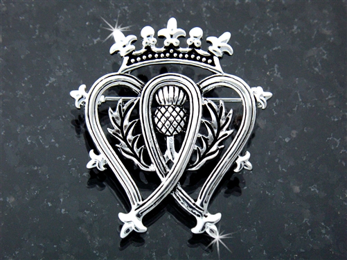 Thistle Luckenbooth Brooch