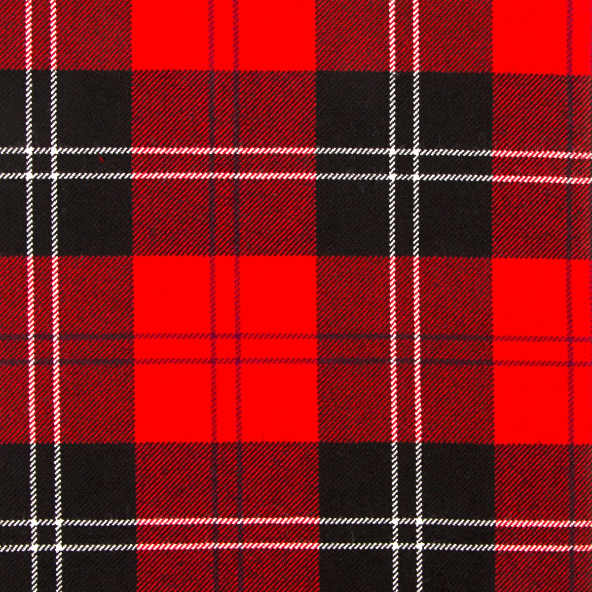 Ramsay Red Modern Heavy Weight Tartan Fabric