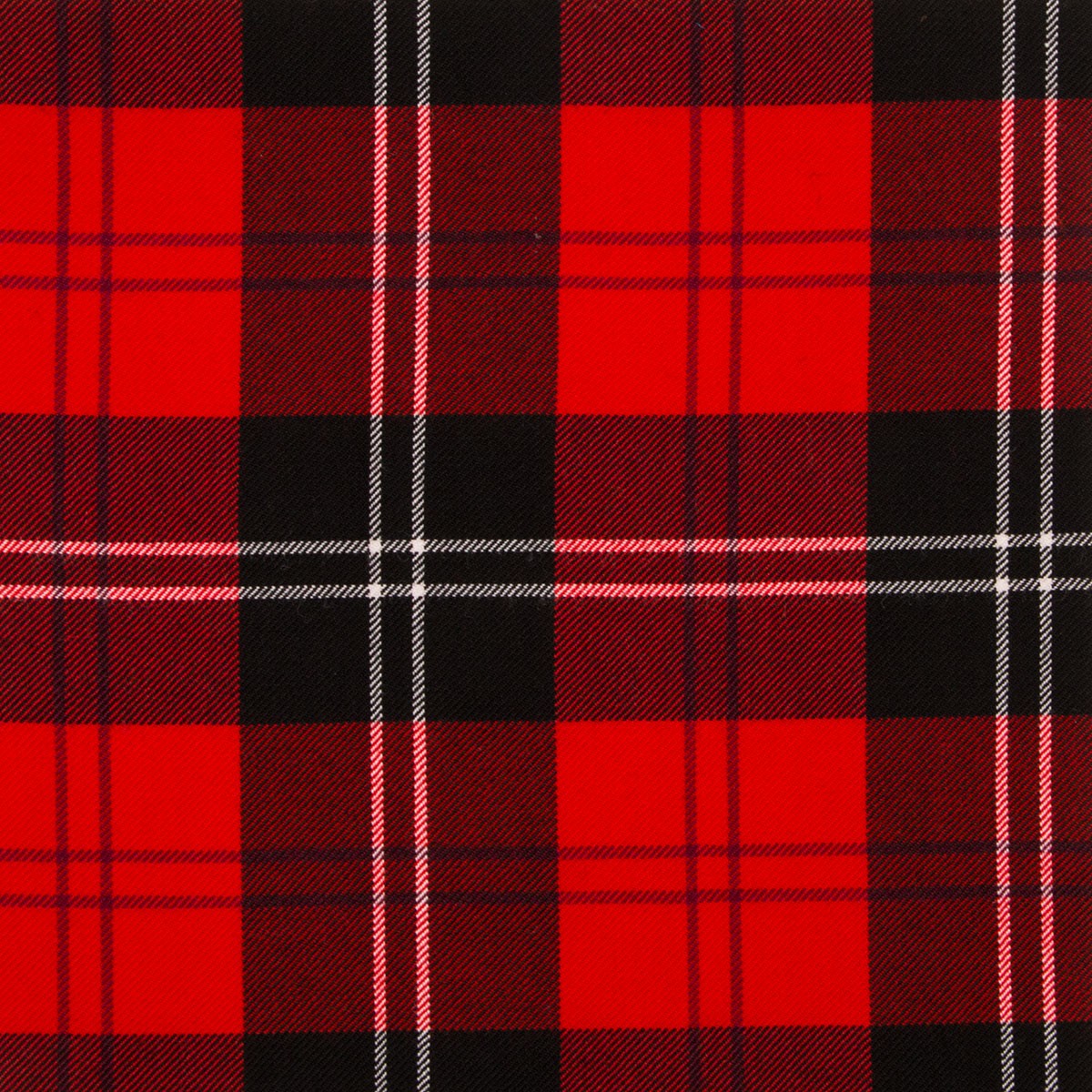 Ramsay Red Modern Braeriach Tartan Fabric