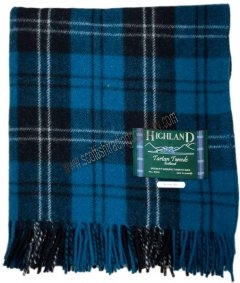 Ramsay Blue Large Tartan Blanket - Click Image to Close