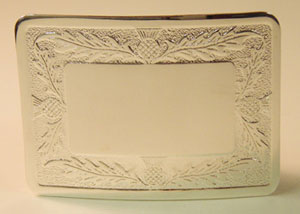 Chrome Buckle for 2 1/4" Waist Belt