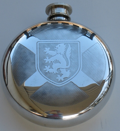 Scotland Flags Round Flask