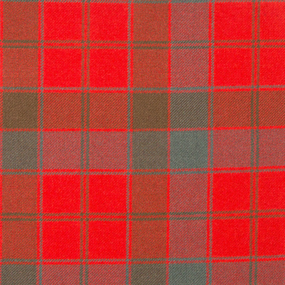 Robertson Red Weathered Heavy Weight Tartan Fabric