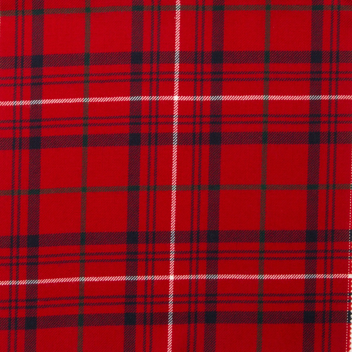 Rose Red Modern Tartan Fabric