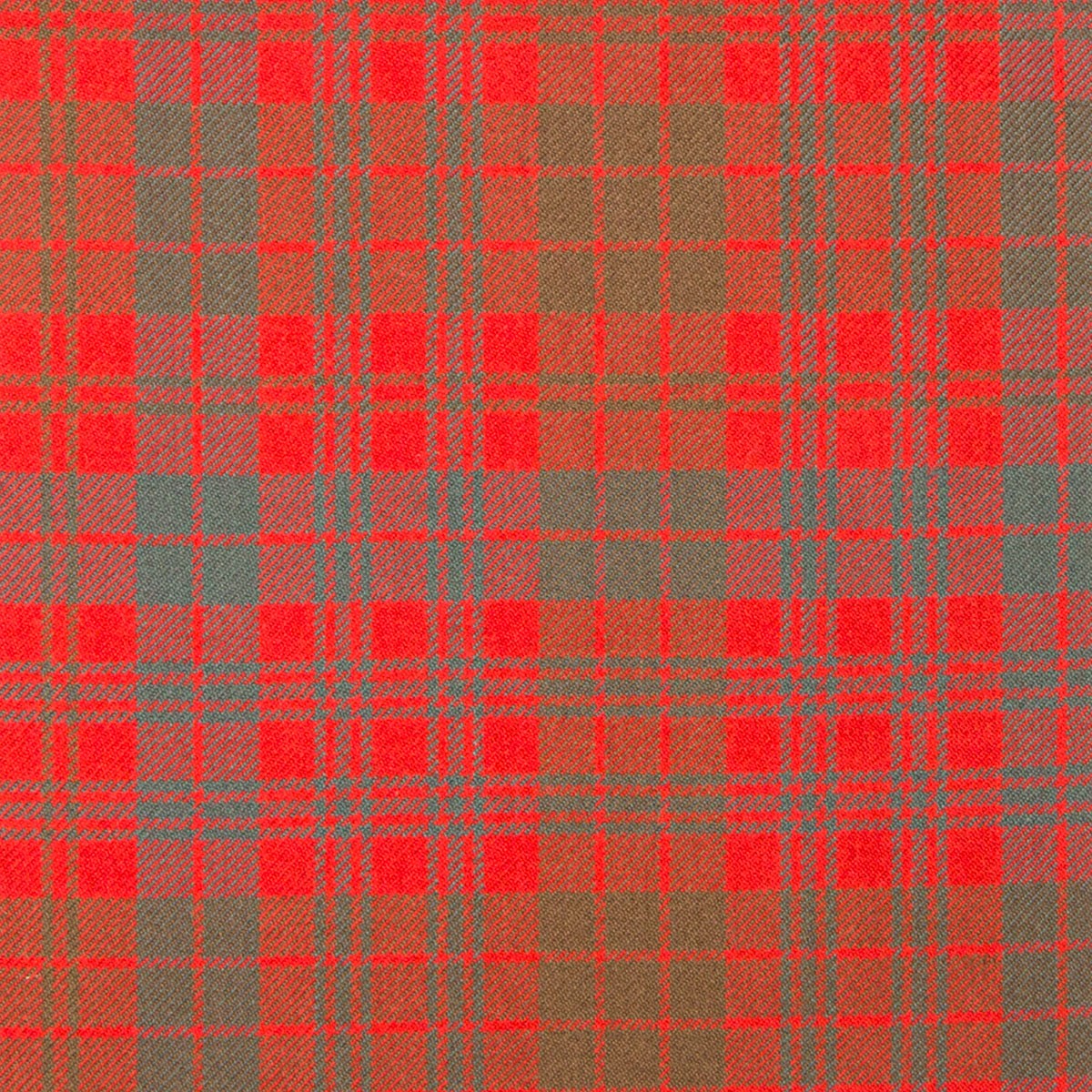 Ross Red Weathered Heavy Weight Tartan Fabric