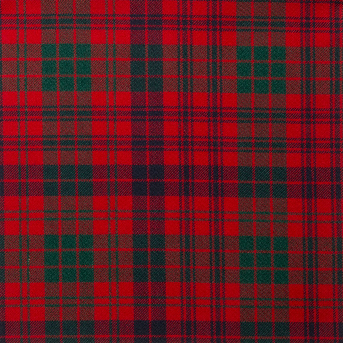 Ross Red Modern Tartan Fabric