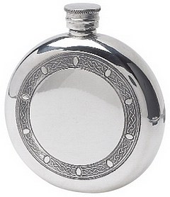 Celtic Frame Round Flask