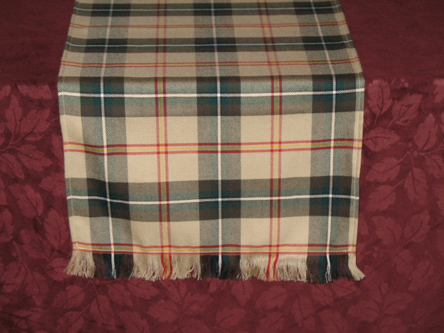 Tartan Table Runner Strome Weight