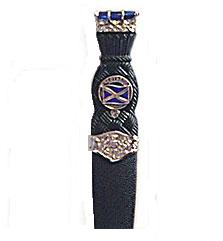 Scottish Flag Clan Crested Dress Sgian Dubh