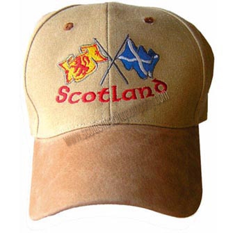 Scottish Crossed Flags Hat - Click Image to Close