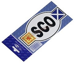 Scotland Euro Car Sticker - Click Image to Close