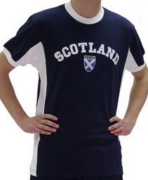 Dark Blue Scotland Shirt - Click Image to Close