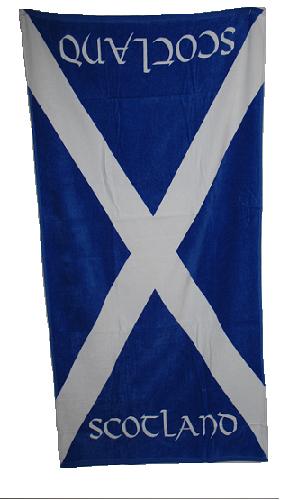 St. Andrews Cross Beach Towel - Click Image to Close