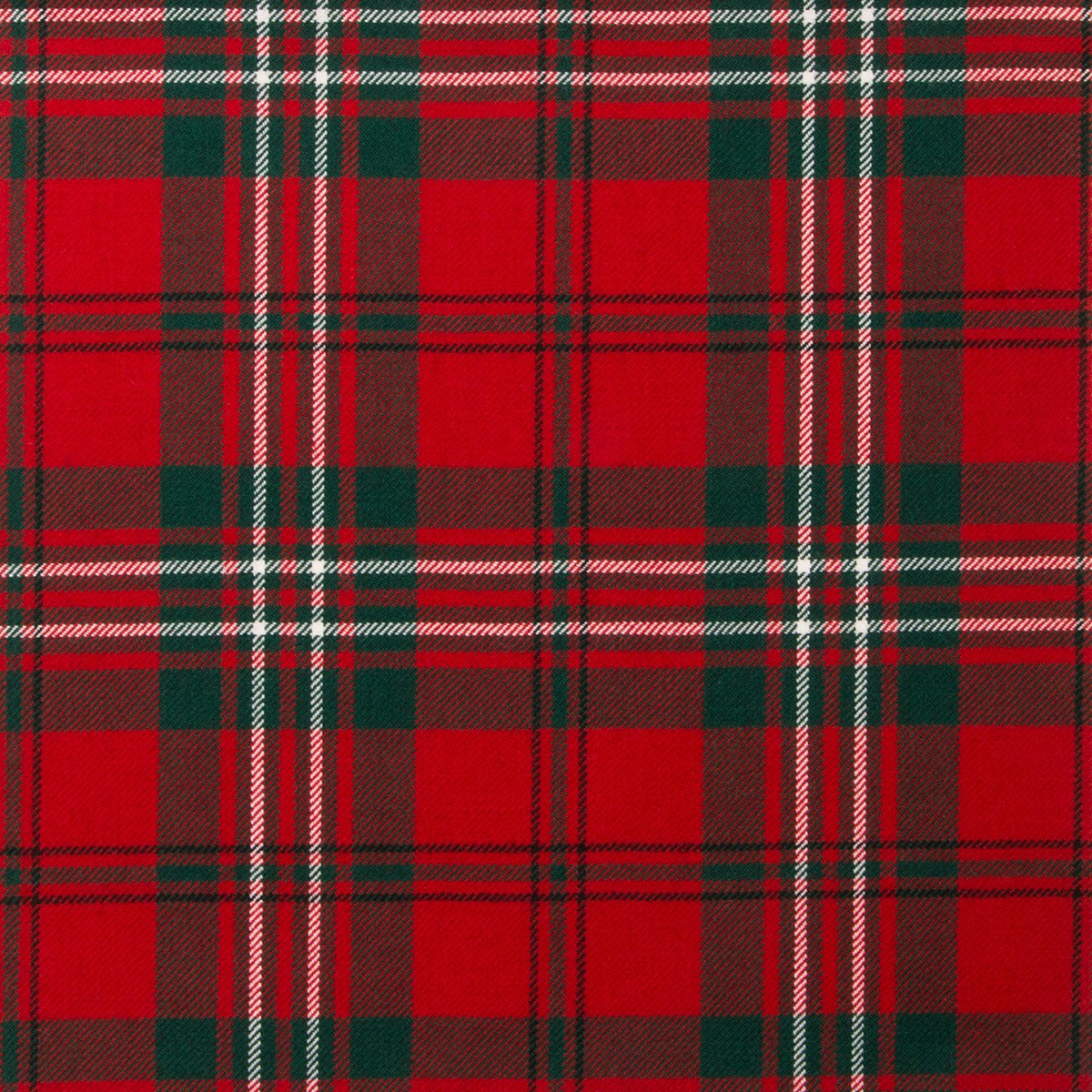 Scott Red Modern Tartan Fabric