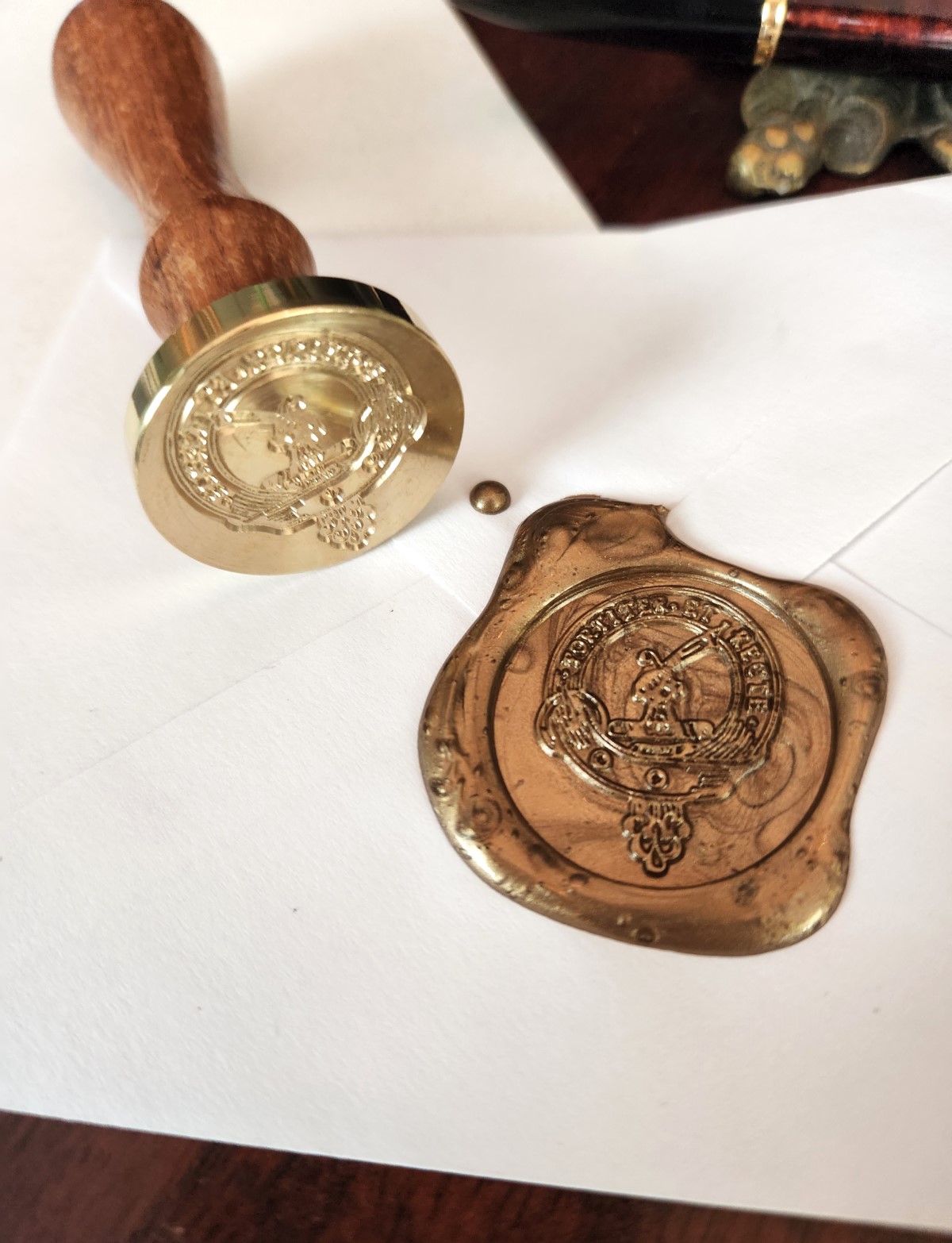 Scottish Clan Badge Wax Seal Stamp