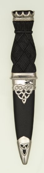 Deluxe Stone Top Sgian Dubh - Click Image to Close
