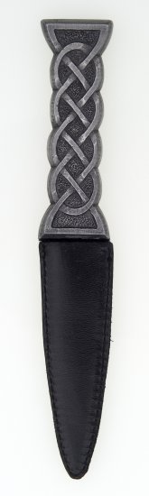 Celtic Leather Sgian Dubh Antique Finish