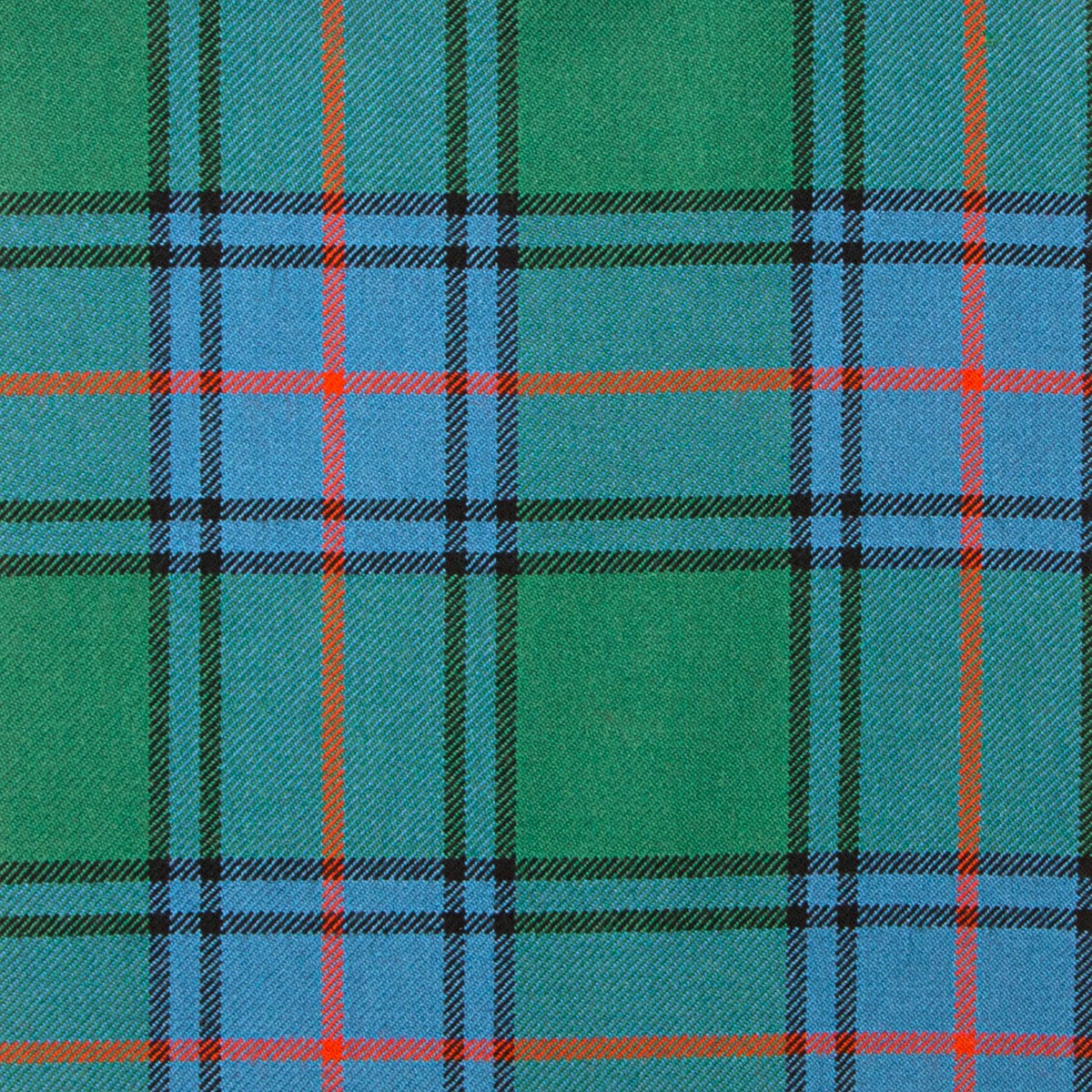 Shaw Green Ancient Heavy Tartan Fabric