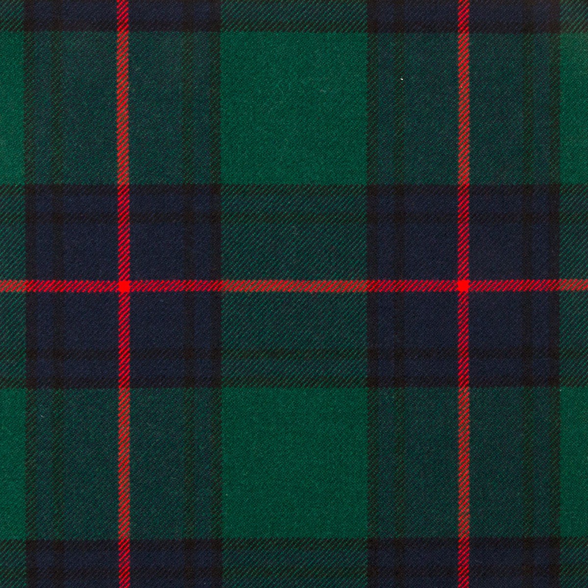 Shaw Green Modern Heavy Weight Tartan Fabric