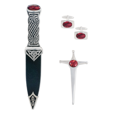 Sgian Dubh Celtic Gift Set - Click Image to Close